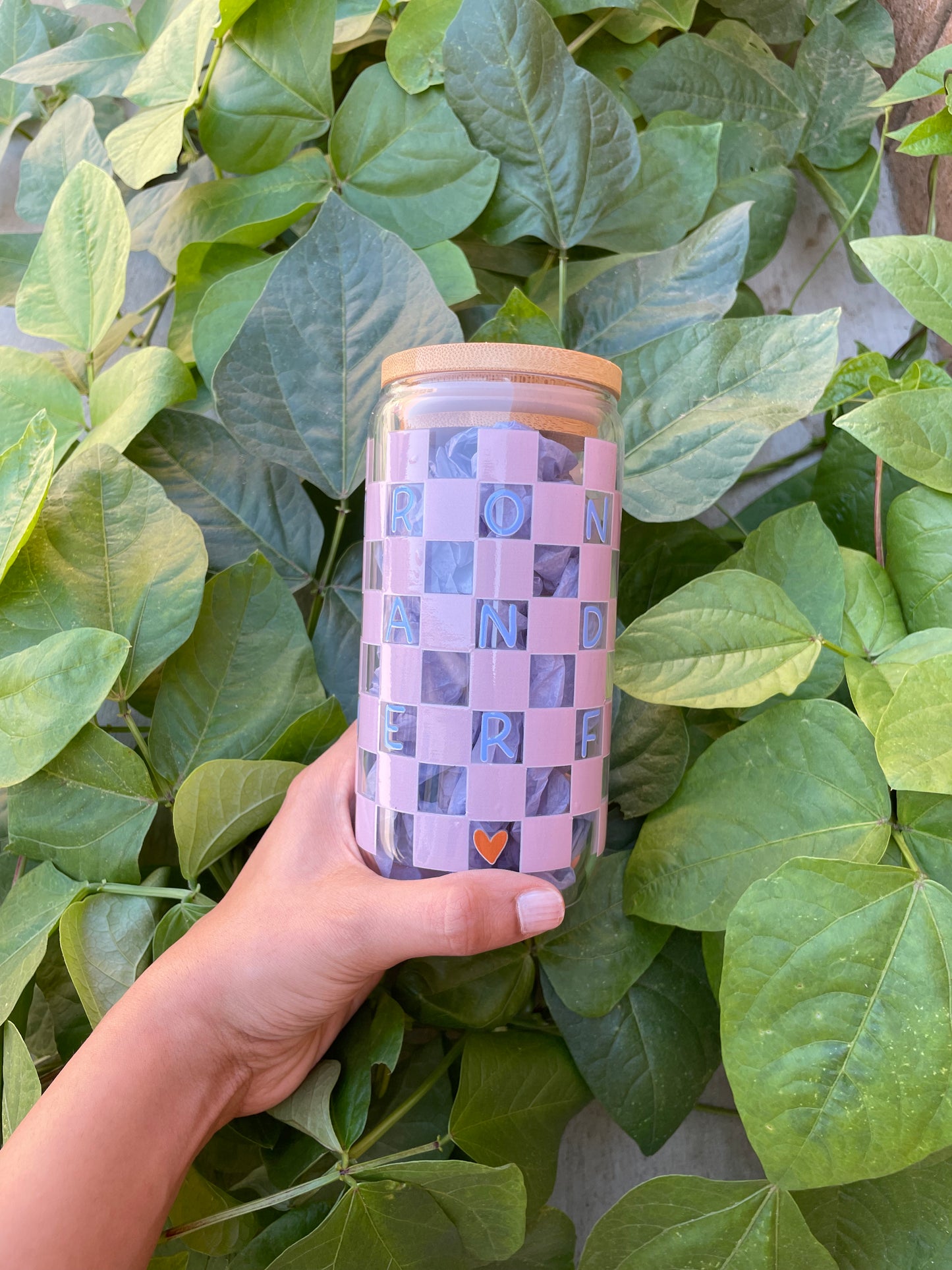 Pink Retro Tumbler - Strong & Powerful