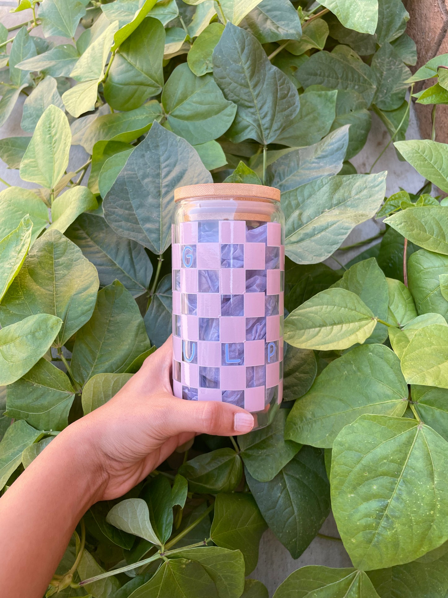 Pink Retro Tumbler - Strong & Powerful