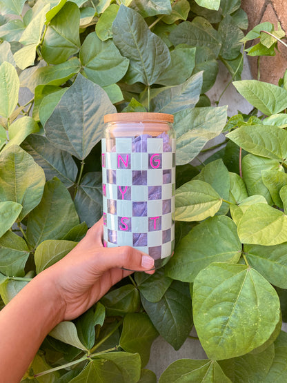 Sea Green Retro Tumbler - Doing my Best