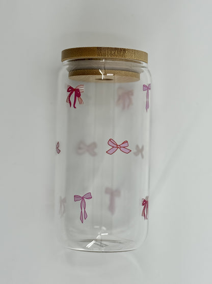 Pink Bow Tumbler