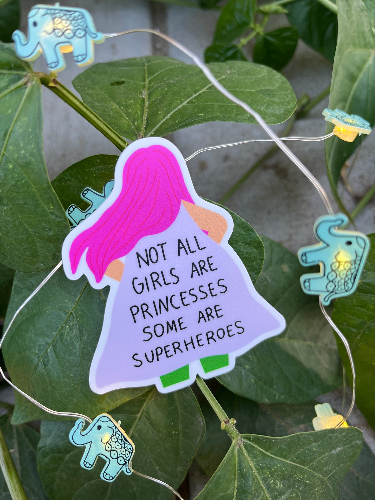 Superhero Sticker